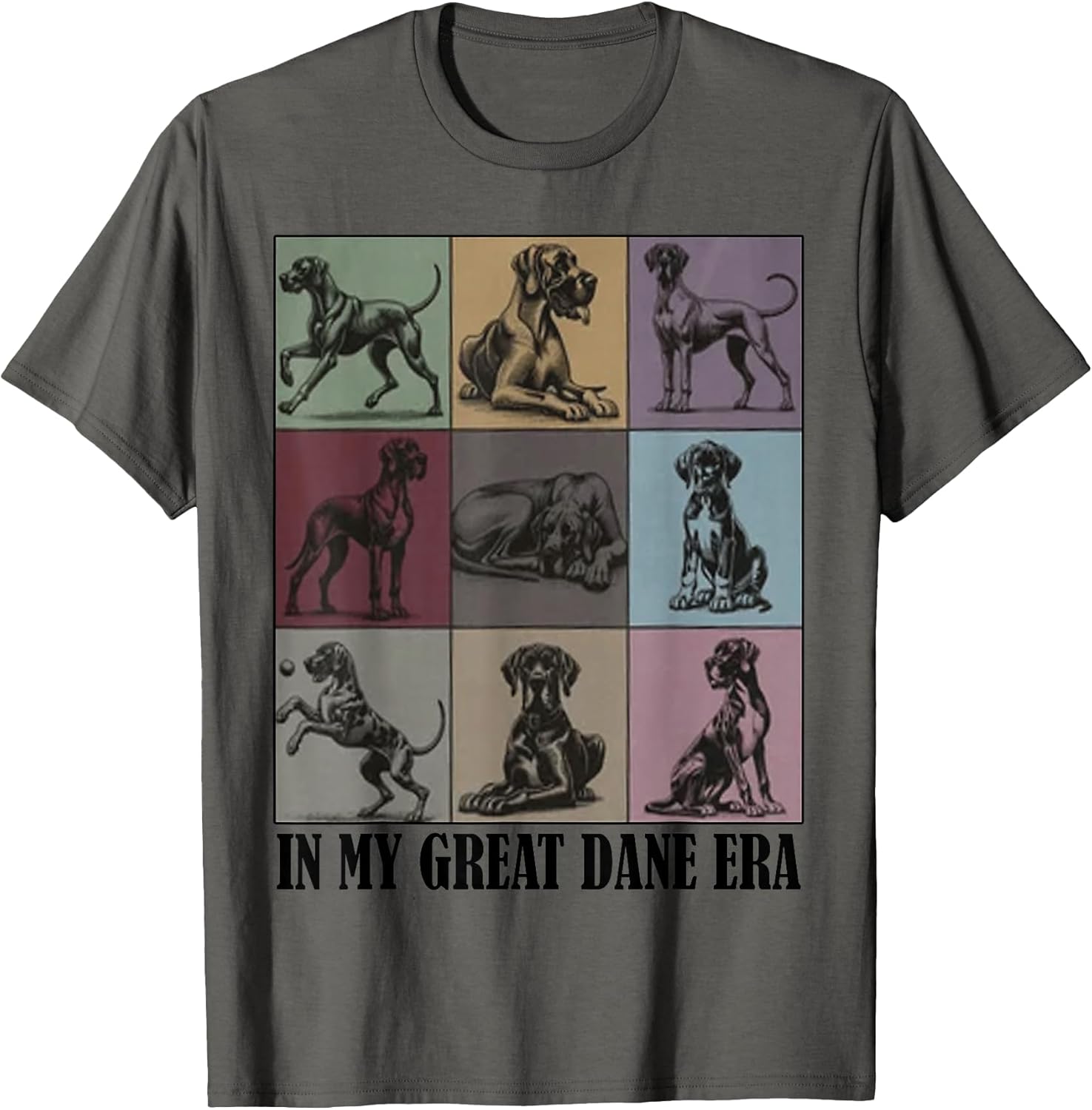Funny Great Dane Quote in My Great Dane Era Dog Cool Dog Mom T-Shirt Unisex T-shirt, Sweatshirt, Hoodie, Long Sleeve Tee