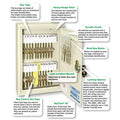 60 Tag Locking Metal Key Cabinet