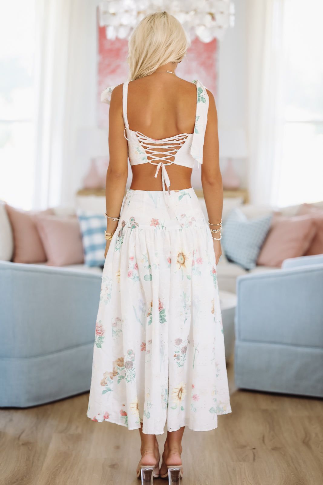 Hello Beautiful Bustier Top - Cream