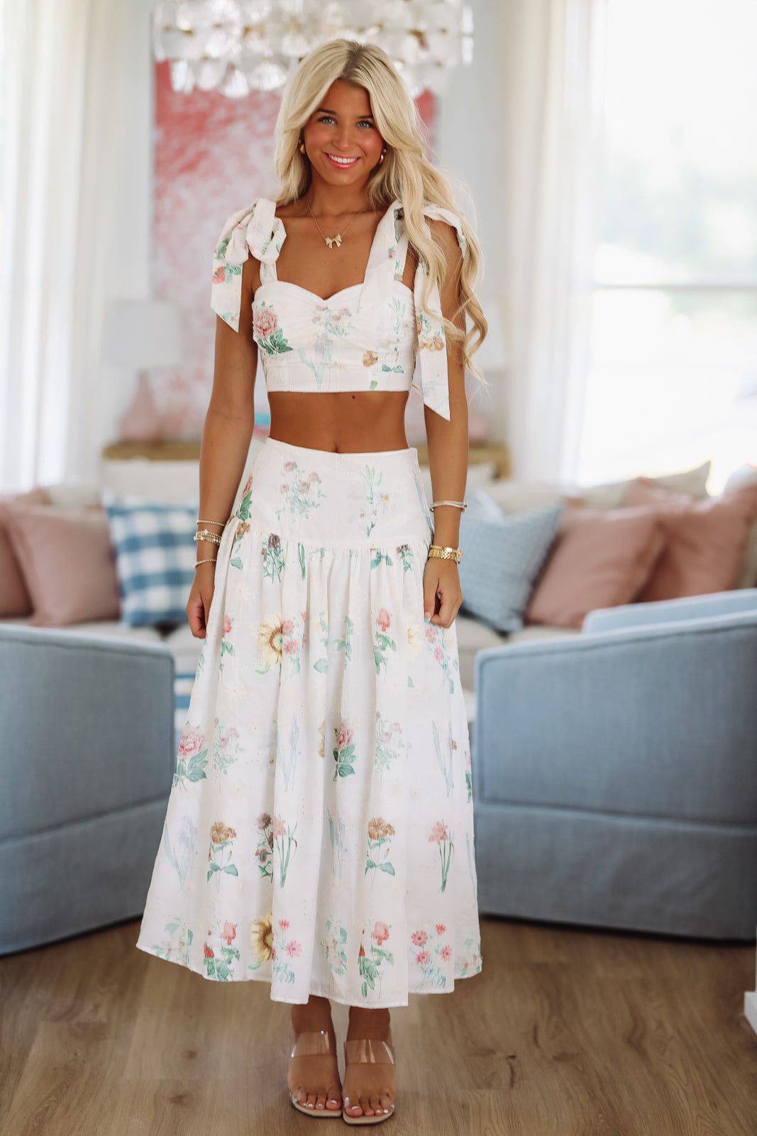 Hello Beautiful Bustier Top - Cream