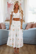 Hello Beautiful Midi Skirt - Cream