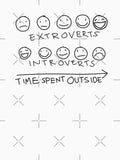 EXTROVERTS INTROVERTS - Light Shirts by aydapadi Unisex T-shirt, Sweatshirt, Hoodie, Long Sleeve Tee