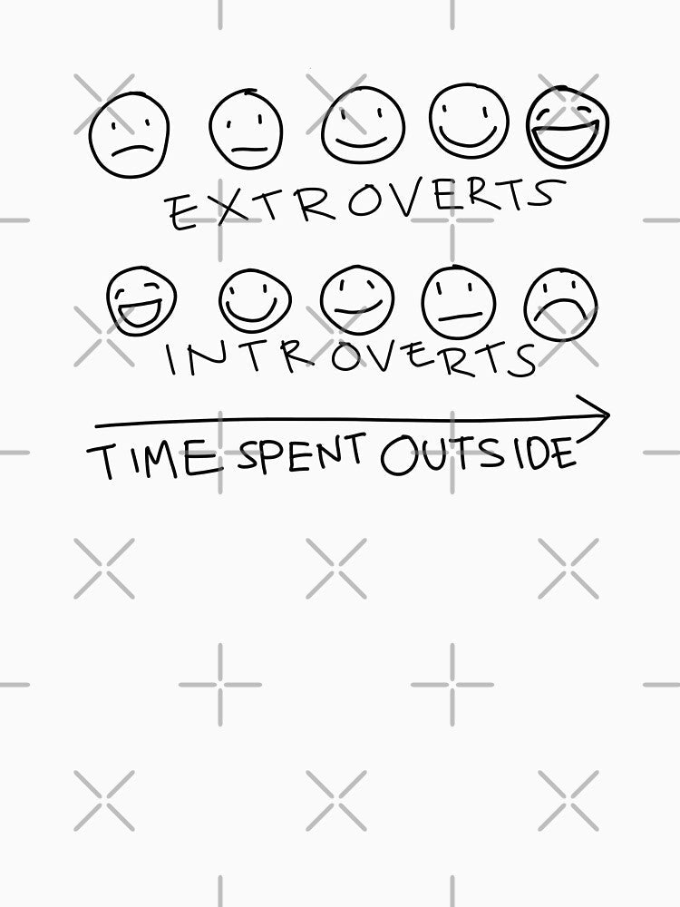 EXTROVERTS INTROVERTS - Light Shirts by aydapadi Unisex T-shirt, Sweatshirt, Hoodie, Long Sleeve Tee