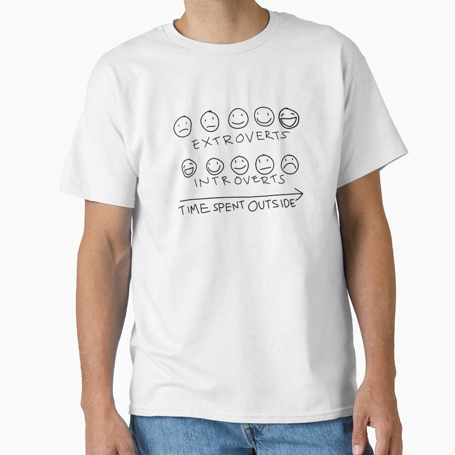 EXTROVERTS INTROVERTS - Light Shirts by aydapadi Unisex T-shirt, Sweatshirt, Hoodie, Long Sleeve Tee