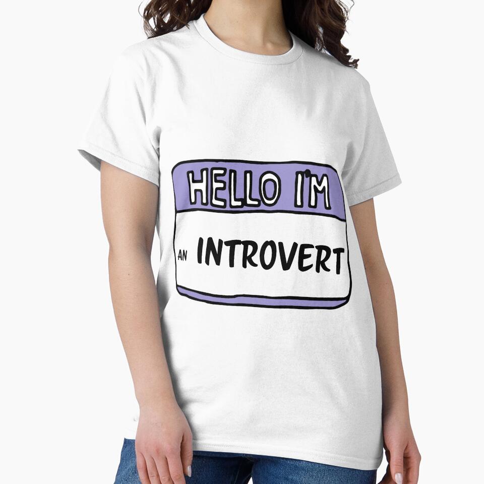 hello i'm an introvert by kellyschoenborn Unisex T-shirt, Sweatshirt, Hoodie, Long Sleeve Tee