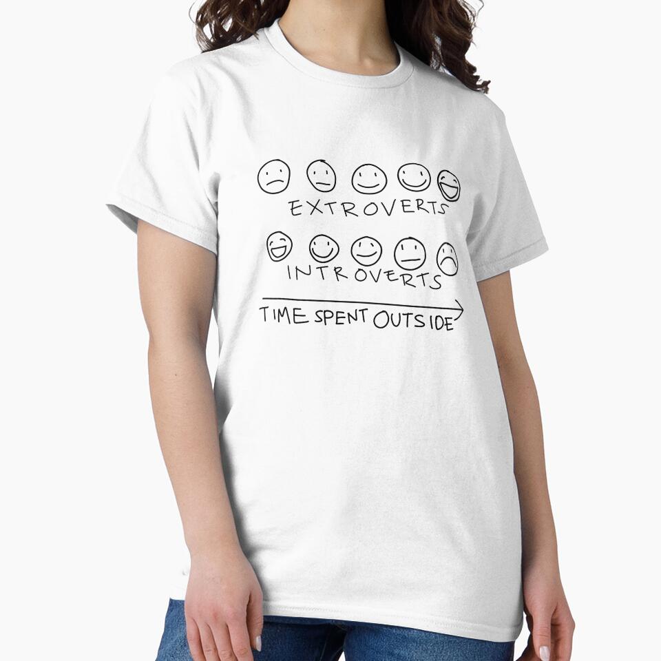 EXTROVERTS INTROVERTS - Light Shirts by aydapadi Unisex T-shirt, Sweatshirt, Hoodie, Long Sleeve Tee